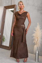 Load image into Gallery viewer, 'Valma' Maxi Dress - Coffee