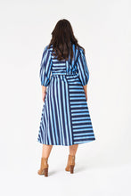 Load image into Gallery viewer, Stripe Moss Midi Shirt Dress