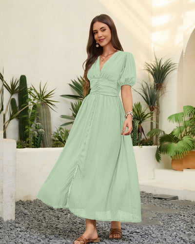 Sage 'Mystic Moon' Detailed Midi Dress