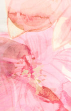 Load image into Gallery viewer, Pink "Azara" Floral Print Strapless Panel Maxi Dress with Pockets