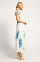 Load image into Gallery viewer, Wildflower Floral Print Sweetheart Neckline Chiffon Dress
