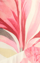 Load image into Gallery viewer, Pink Floral Oasis Marble Beaded Keyhole Neckline Tiered Hem Maxi Dress