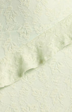 Load image into Gallery viewer, Mint Front Frill Detail Stretch Lace Dress with Side Split