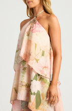 Load image into Gallery viewer, Blush Pink Patchwork Tiered Maxi Dress