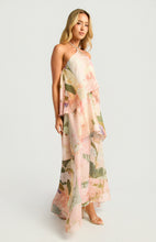 Load image into Gallery viewer, Blush Pink Patchwork Tiered Maxi Dress