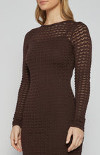 Load image into Gallery viewer, Expresso Crochet Knit Maxi Knit Dress