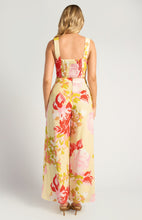 Load image into Gallery viewer, Lemon &amp; Red Abstract Two Piece Top and Wide Leg High Waisted Pant Set with Pockets