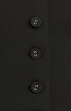 Load image into Gallery viewer, Black Button Up Detail Sleeveless Vest Top &amp; Pant Set
