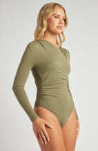 Load image into Gallery viewer, Sage Long Sleeve Cross over Bodysuit