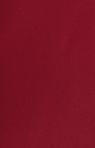 Wine High Neck Vest with Gold Buttons