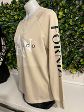 Load image into Gallery viewer, Beige Graphic Long Sleeve Windcheater