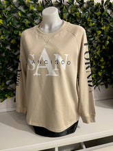 Load image into Gallery viewer, Beige Graphic Long Sleeve Windcheater