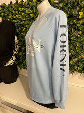 Load image into Gallery viewer, Baby Blue Graphic Windcheater