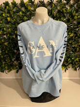 Load image into Gallery viewer, Baby Blue Graphic Windcheater