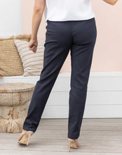 Load image into Gallery viewer, Navy Jessica Work Slim Work Pant